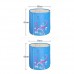 Bathtubs Freestanding Blue Thickening Folding Inflatable Nylon Material Lightweight and Tough Warm (Size : 6565 cm) - B07H7JCJ5Y